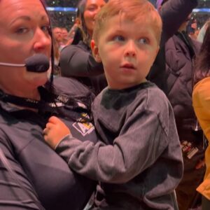 Brie Garcia Instagram - Last night was really magical for our family!! It was Buddy’s first time to watch Bryan wrestle live. It’s no secret Bryan’s destination and how his journey is slowly coming to an end.  He has this beautiful way about him that draws you in and makes you smile. You can feel his authenticity and how pure his soul is. I couldn’t be more proud to sit ringside with our kids and watch him fulfill everything he’s always wanted. Love you Bryan and so happy our children got to see their Daddy walk out a champion!!
