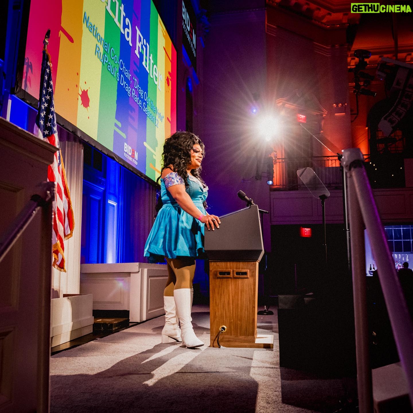 Brita Filter - 8.1K Likes - I was honored to be the first drag queen speaker at the Annual DNC LGBTQ Gala in NYC. I shared the stage with Vice President @kamalaharris, Governor @whitmermi, Rep. @zoandbehold, HRC President @kelleyjrobinson, @rosariodawson, and DNC chair @harrisonjaime.
I was so nervous on this day because I representing all drag artists from around the country by being there. I spoke in front of a room of the most powerful, influential Democrats. If you watch my speech (the following post), you'll see me get very nervous, then make my signature move (a pivot turn with arms) to regain my confidence. I'm proud of myself for overcoming my fears that day because my voice matters!
I have to thank you to @james_conlon & @samalleman at the DNC for this incredible opportunity, @kylepickett for having my back and being the best date ever, my political strategist @coryalpert, and all the fantastic people I had candid conversations with about how we plan to bring people together to help re-elect President Biden and Vice President Harris in 2024 and elect Democrats up and down the ballot in 2023, 2024 and beyond. #YouBritaVote
#democrat #dnc #vicepresident #government