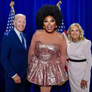 Brita Filter Instagram - It was an honor to meet President Biden and Dr. Jill Biden earlier this summer. They were both so warm and caring, and he thanked me for my work with Drag Out The Vote and the DNC.

The Biden-Harris administration has been the most LGBTQ  forward administration in history. Their commitment to advancing LGBTQ  rights and protections has been evident through various policies and initiatives aimed at ensuring equality and justice for all individuals, regardless of sexual orientation or gender identity. From reversing discriminatory policies to actively promoting LGBTQ  inclusion across all areas of government, the administration has set a new standard for LGBTQ  advocacy and support. While we still have a lot of work to do, this progress is a significant step in the right direction. #YouBritaVote

Costume: @ajjones_costumes