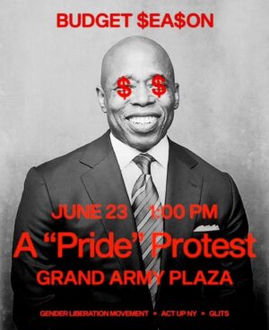 Brita Filter Instagram - 🚨 Hear ye, hear ye! 🗣️ This weekend, we’re taking it to the streets in protest against NYC’s very own Mayor Eric Adams @ericadamsfornyc. Why? Because while he’s busy flexing for the cameras, our rights are under attack and our voices are being ignored. 💅🏽🏳️‍🌈 Adams, it’s time to stop pandering and start delivering real change. Join us in showing him that our pride isn’t just for show—it’s a demand for respect and equality for all NEW YORKERS! ✊🏽🌈 Thank you to @genderlib @actupny @glits_inc for organizing this #ProtestPride!  #EricAdamsDoBetter #NYCPride

Sunday, June 23rd 1pm 
Grand Army Plaza 

#gaysagainstadams 
#budgetseason
#budgetcuts
#protest
