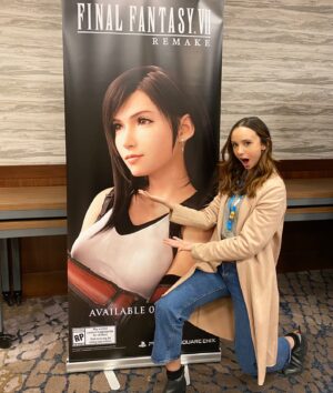 Britt Baron Instagram - Is this real life??? After spending countless hours alone in a recording booth, getting the chance to spend the weekend with the cast, @squareenix family, and the FANS was so rewarding! I loved every second of voicing Tifa and the @finalfantasyvii fan base has been so welcoming, it was such a joy getting to meet some of you at #paxeast Can’t wait for April 10th!!!!
#ffviiremake #Paxeast #paxeast2020 #finalfantasyviiremake