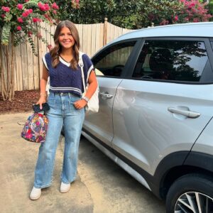 Brittany Wagner Instagram - ✏️ Obligatory First Day of School Pic.  This year I packed the lunch, wrote the note and waved from the driveway as she drove off. #junioryear
