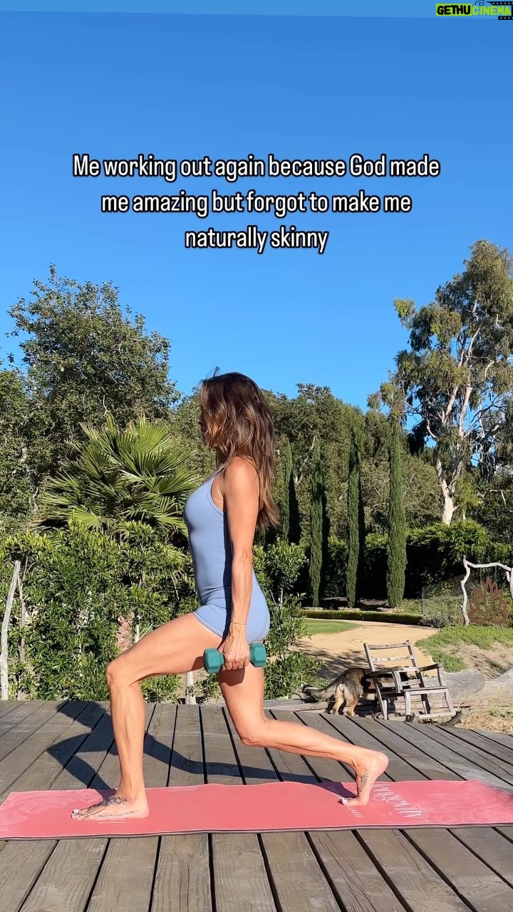 Brooke Burke - 4.1K Likes - Love what God gave you and keep working on the rest. Taking it outside in mother nature today 🌱✨ I’m teaching another live zoom class at 8 AM. It’s not too late to sign up. Blank in my bio, it’s a digital experience. Join me & the BB Body Fit fam. @brookeburkebody #fitnessmotivation