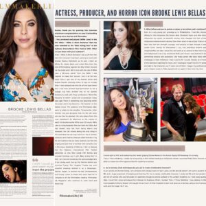 Brooke Lewis Bellas Instagram - FILMMAKERLIFE MAGAZINE COVER OCTOBER 2021: ACTRESS, PRODUCER & SCREAM QUEEN BROOKE LEWIS BELLAS
Humbled & honored 🙏 #filmmakerlifemagazine #october #magazine #cover & #interview ‘FilmmakerLife Magazine’ “Actress, Producer & Scream Queen Brooke Lewis Bellas” #filmmaker #filmmakerlife #actress #producer #screamqueen #brookelewisbellas @filmmakerlife_magazine 🙏🎥🎭💙 It is with heartfelt gratitude that this gift & opportunity was granted to me by ‘FilmmakerLife’, @mykonosfilmfestival & @barcelonafilmfestivalint as an honored recipient of an #award at #mykonos #greece 🇬🇷 #international #filmfestival 🎥🙌 As someone who has been working hard in the #hollywood #newyork #newjersey #philadelphia #entertainment industry for over 20 years, I can attest to how we #creatives sacrifice & give #bloodsweatandtears to the art that fills our soul & we just never know when the honors, acknowledgements, & #awards may come🙌 We choose to live & fulfill our dreams & passions to the best of our ability🙏 It’s often challenging & sometimes painful, but when blessings like this come my way, I embrace & cherish them & truly remember the reasons I do what I do for many years🙏🎥🙌 I only hope to inspire other #film #indiefilm #womeninfilm #womeninbusiness artists in some way & remind them that when we least expect them, the wins will come🙏🎥💙 Thank you to all the talented #photographers I have been fortunate to work with over the years 📷 Cover Photo @birds_eye_photo @birdseyeheadshots Hair & Makeup @allisonnoellemakeup 📸 #interview #photos @rogerscheck @gsandlerphoto @marie_the_photographer 🙏📷💙