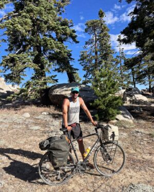 Brooks Wheelan Instagram - Stoked to have opened the new door that is bikepacking. Shout out to @letsridecyclery for setting this up. Gonna probably get way into it now and make it my personality.