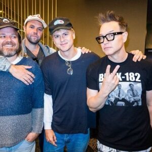 Brooks Wheelan Instagram - Me hanging out with my friends at a rock show. 📸: @atibaphoto