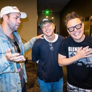 Brooks Wheelan Instagram - Me hanging out with my friends at a rock show. 📸: @atibaphoto