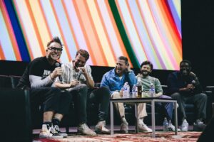 Brooks Wheelan Instagram - Last week the I Think You Should Leave tour wrapped up at The Greek. It was VERY rad to get to do stand up there and then poorly interview all my friends after. Photos by @atibaphoto and @whitmerthomas