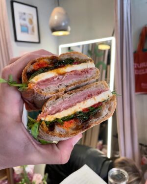 Brooks Wheelan Instagram - Here are some nice sandwiches I’ve had lately. 
1: Greenberg Bagels (NYC)
2: Regina’s Deli (NYC)
3: Call Your Mother (DC)
4: Brooklyn Hero Shop (NYC)
5: Regina’s Deli (NYC)
6: Rossi’s (upstate NY)
7: Farmer and the Deli (NYC)