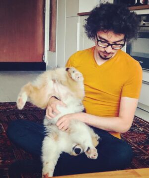 Bruno Muschio Instagram - Ma nouvelle pote @nesdog qui prend les meilleures poses.
