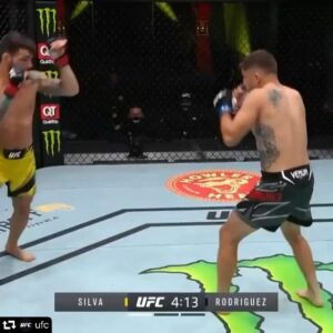 Bruno Silva Instagram - #repost @ufc
・・・
OH MY GOODNESS!!!!! 🇧🇷 @BrunoBulldogUFC #UFCVegas27