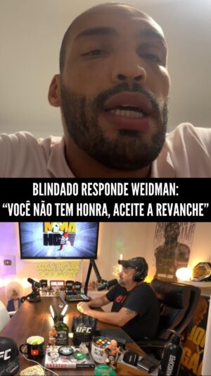 Bruno Silva Instagram - 🇧🇷 Tem que ter a revanche!! O que vcs acham? 
🇺🇸 This one needs a rematch! 

Trecho do papo com @brunoblindado lá no YouTube do @mmahoje - link nos stories ou procure por “MMA HOJE”. 

#brunosilva #brunoblindado #chrisweidman #ufcfightnight #revanche