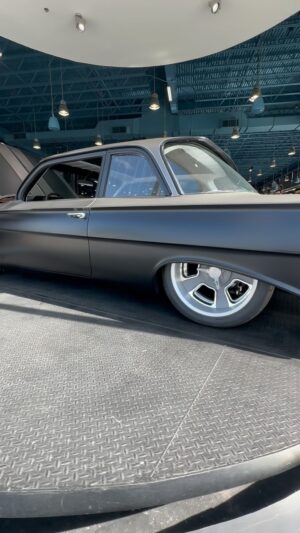 Bryan Fuller Instagram - If you’re south of Atlanta drop by #summitracing and see a few #Fullermoto pieces including the #Impaler !! When we brought this to #Sema many years ago folks were shocked we didn’t paint such a high end build in gloss.  It’s customary now but back then unexpected!  Just about every bolt is #arpbolts and you can’t miss that 572 GM Crate engine with #kinslerfuelinjection on top.  Electronic fuel injection has come a long way since then and we hope to upgrade with some new #holleyperformance hardware and software at some point.  Awesome to have this old girl out and about recently for people to enjoy!  #summit #hotrod #vintageair #kicker #kickeraudio #caffeineandoctane #musclecar #lincolnelectric #dynamat #semashow #lonestarroundup