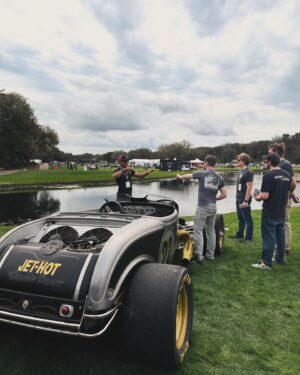 Bryan Fuller Instagram - Great day to be at #ameliaisland with the 2024 #fullermoto layout #ameliaislandconcours @ameliaconcoursofficial #caffineandoctane #classiccars #cadillac