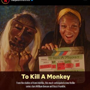 Bucci Franklin Instagram - To Kill A Monkey 

Thank you Kemi 🐒

#tkam #gratitude #netflix #love