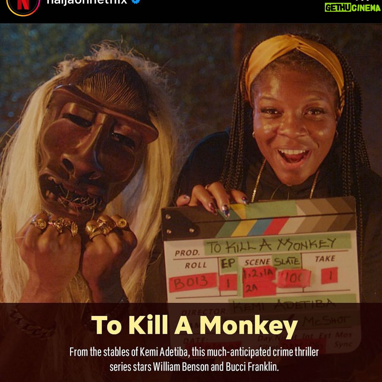 Bucci Franklin - 3 Likes - To Kill A Monkey
Thank you Kemi š
#tkam #gratitude #netflix #love