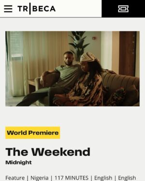 Bucci Franklin Instagram - Announcing the world premiere of our film THE WEEKEND at @tribeca this June. 

A Film by @danieloriahi 

@trino_motion_pictures ❤️

#theweekend #tribecafilmfestival #gratitude #yaweh