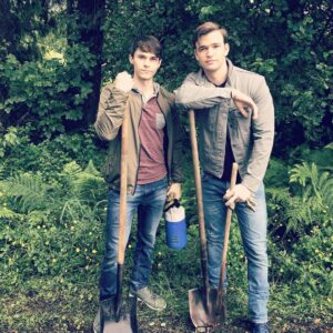 Burkely Duffield Instagram - GQ Shoveling Digest - February Edition 
@jonwhitesell #notreallyGQ #brothers #shovelposing #brotimescomingyourway #episode5preview #episode5airsTOMORROW🤗