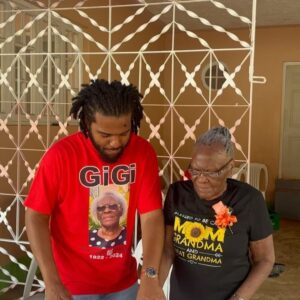 C.J. Wallace Instagram - GiGi hit 1️⃣0️⃣2️⃣🧶🙏🏾
MORE BLESSINGS! MORE LIFE! MORE YEARS!🎂💫