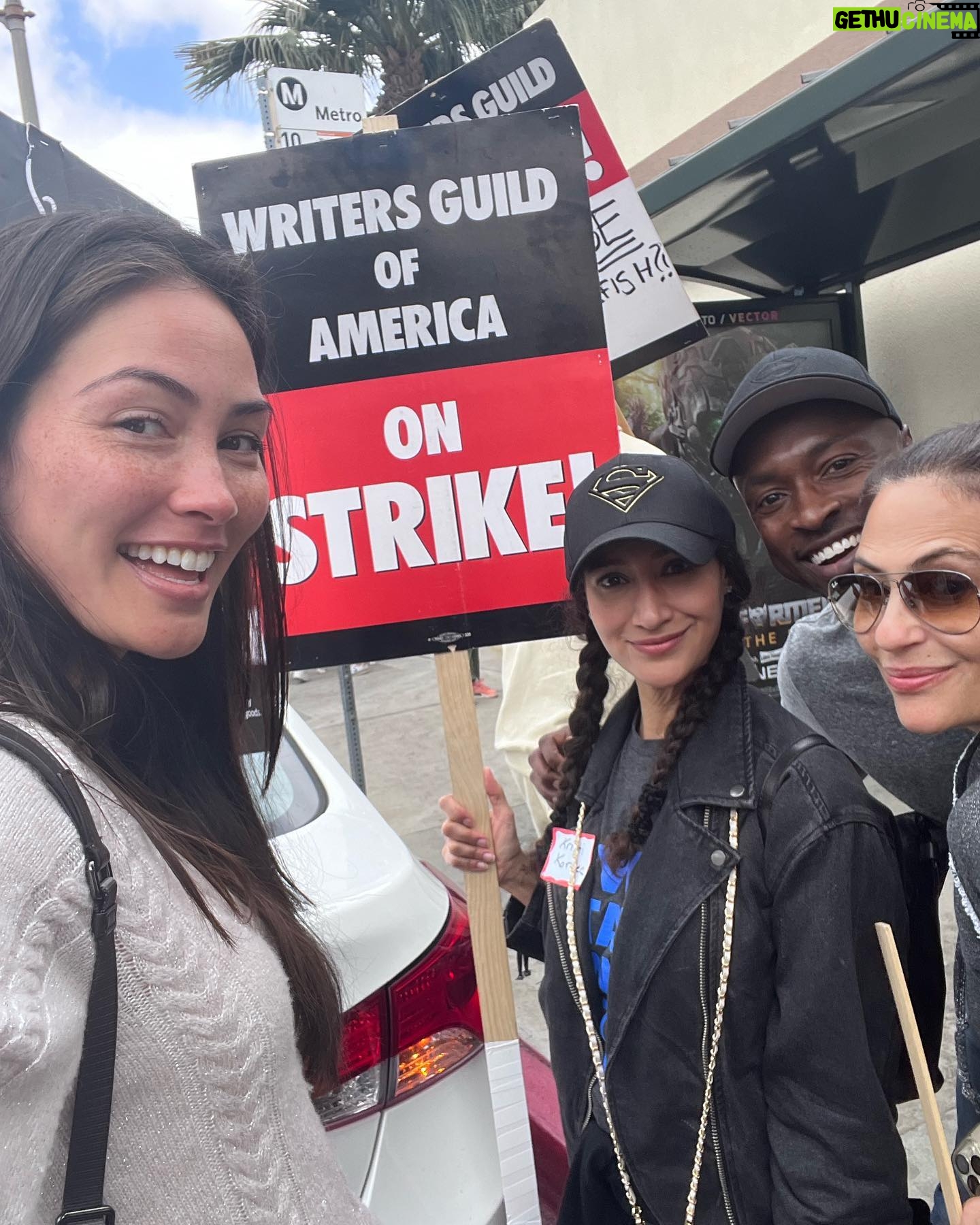 Caitlin McHugh - 848 Likes - @sagaftra supports @wgawest !!! In past negotiations we have lost so much, and even more is on the line this time. I’m proud to stand with our writer community in their demands for living wages, protections against AI and everything else they ask for. Our union will be fighting for many of the same things imminently. We are stronger together!