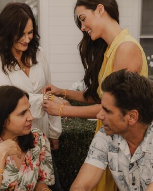 Caitlin McHugh Instagram - Excited to share a new bracelet from our BeCAUSE We Care collection with @mysaintmyhero !! Proceeds of this little yellow bracelet benefit @ifhomeless a wonderful organization working hard to disrupt homelessness.  Thanks to my Sister-in-Law @alainastamos I’ve had the opportunity to see firsthand the incredible work they do to improve the lives of the people they serve.