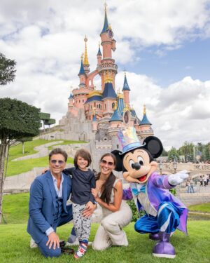 Caitlin McHugh Instagram - We had so much fun continuing the birthday celebrations at @disneylandparis !!! Billy’s favorite part was meeting the dragon. 🐉