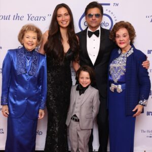 Caitlin McHugh Instagram - So proud of and grateful for everyone in this photo. Sara and Yvonne have been helping children almost all their lives. They founded @childhelp which helps abused children all around the country. 

As Billy says in the last slide, you can call or text 1-800-4-ACHILD if you are being abused. Visit Childhelphotline.org for more information. 

No child should have to suffer. Billy is the newest and youngest ambassador to this incredible organization and he’s off to a good start. ❤️

Proceeds from the bracelet on the second frame support @childhelp @mysaintmyhero