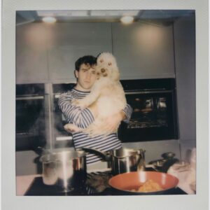 Callum Scott Howells Instagram - thank you @wmag for letting me have a fiddle with a polaroid 

say hello to sous-chef dewi.