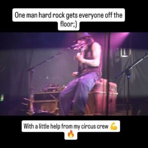 Cameron Cole Instagram - Everybody off the floor and jump. Loved it, thanks to all that came to my London show.🤘🙏😁

#festival #livemusic #hardrock #newagecollective #crowd #footdrums #slideguitar #crowdreaction #bluesrock #rocknrollcircus