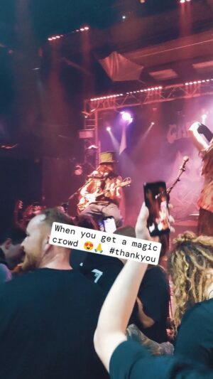 Cameron Cole Instagram - To all at the Bristol gig and everyone working @theklabris : This was probably the best crowd with the best staff in the best venue I have every played. Thank you all!🙏🙏

#crowd #liverockmusic #rockcrowd #crowdreaction #reaction #heabyblues #footdrums

Video by @infinitajade