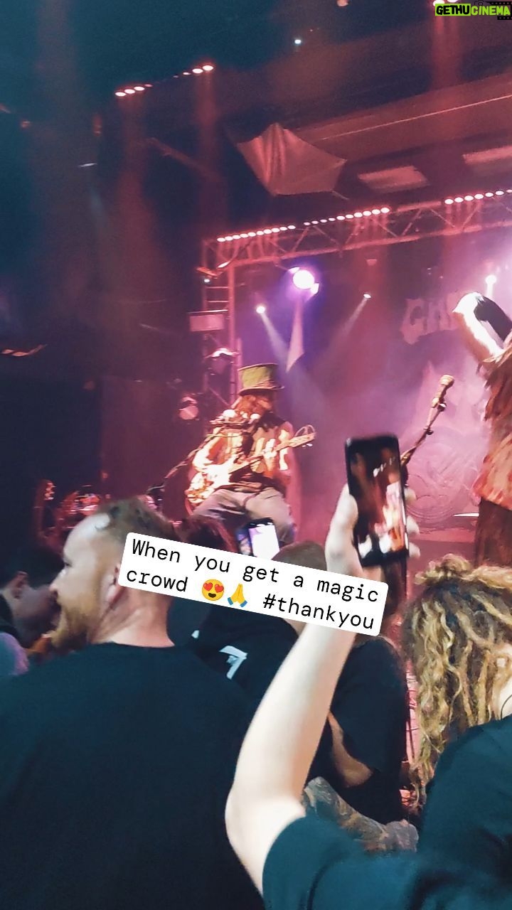Cameron Cole - 1.1K Likes - To all at the Bristol gig and everyone working @theklabris : This was probably the best crowd with the best staff in the best venue I have every played. Thank you all!🙏🙏
#crowd #liverockmusic #rockcrowd #crowdreaction #reaction #heabyblues #footdrums
Video by @infinitajade