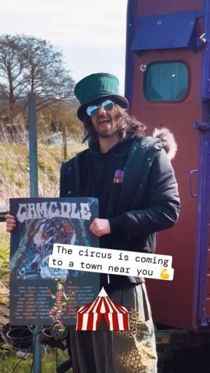 Cameron Cole Instagram - Sisters and brothers, from tomorrow for a month the circus is coming to a UK town near you⚡⚡⚡⚡...might as well embrace my role as circus director of these madlads😄
UK tour 2024, let's have it! I genuinely can't wait to see you all and see your faces when you see how this show evolves 🤘🤛🙏
Love ya, see ya!
Cam 

#uktour #circus #circuscrew #hippies #hippiesontour #loud