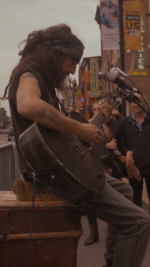 Cameron Cole Instagram - Hey folks happy Friday,
Hope you all are ready for the weekend. Got another little teaser from my upcoming American Mileage documentary. It's me busking for the first time in the US in the madhouse that is Nashville Broadway, I loooooved it mate!
#americanmileage #bluesdocumentary #bluesdelta #slideguitar