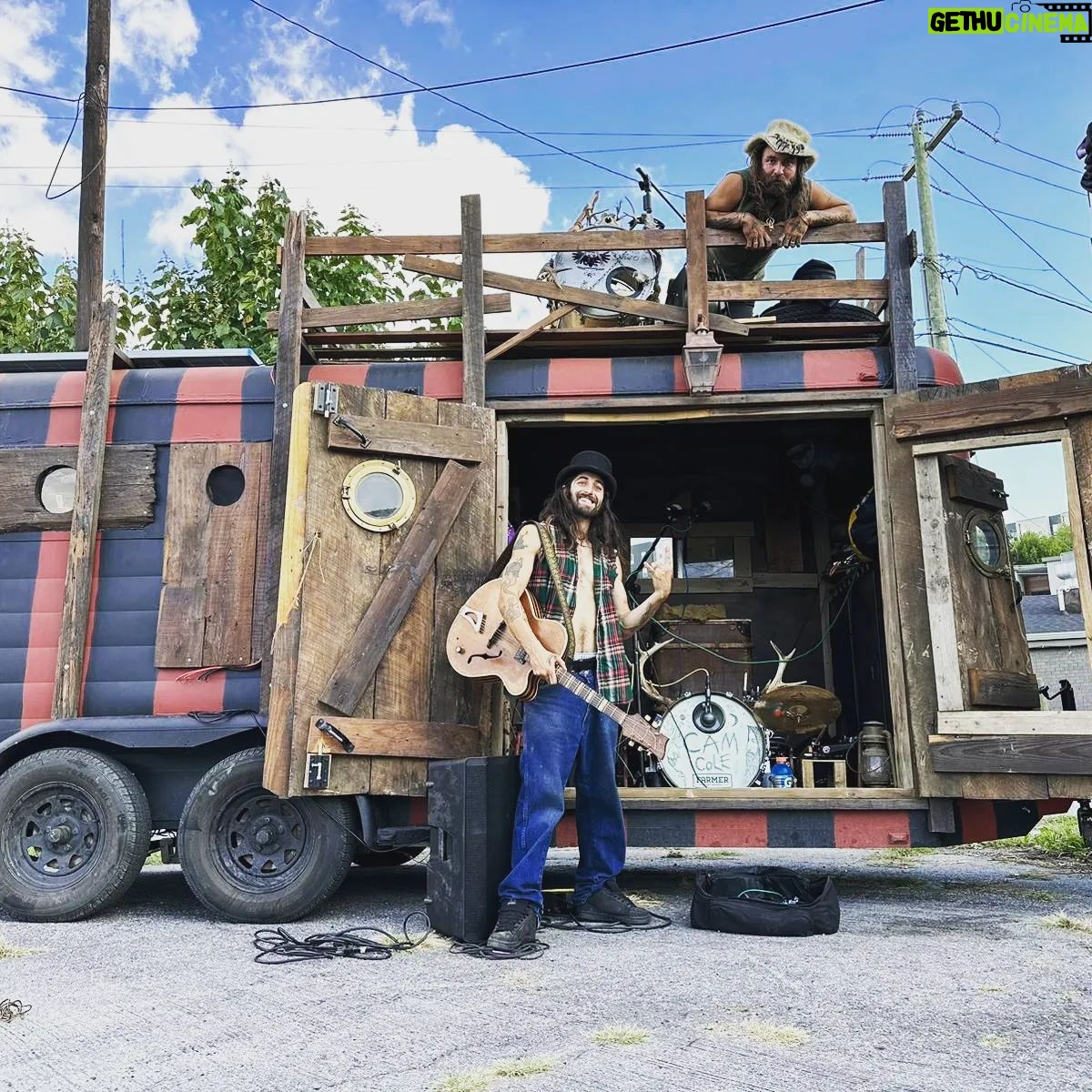 Cameron Cole - 0.9K Likes - Yo Asheville NC! Fancy a surprise free street show? We are in the parking lot on 952 Millard Avenue and will start playing in an hour. Come down and boogey with us.