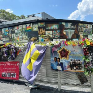 Cameron Kasky Instagram - Today, we visited the Pulse Interim Memorial celebrating the voice and vision of Joaquin “Guac” Oliver and joining victims of the Pulse massacre in paying tribute to not only those who were tragically taken away through the violence of an AR-15, but also to the intersectionality of the gun violence prevention movement. It is more vital now than ever to highlight the danger the queer community faces from gun violence, particularly and disproportionately Trans femmes of color. Thank you to the Pulse community for welcoming @changetheref and please follow us on Guac’s Magical Tour. Next stop: Atlanta. DM me if you want to support us out there or anywhere. 

Also @brandonjwolf has a book that you all should read. Please read it.