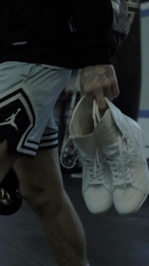 Cameron VanCamp Instagram - Sickest shoes in the game 👊🏼
 @superareshop 
🎥: @spintekk 
•
•
•
•
•
#boxing #fighter #drip #mma #bkfc