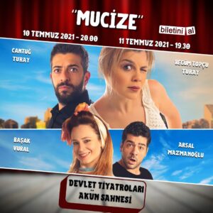 Cantuğ Turay Instagram - Yoğun İstek Üzerine… Kaçıranlar ve Yeniden İzlemek İsteyenler İçin Kahkaha Dolu Oyunumuzla Bir kez Daha Dt. Akün Sahnesindeyiz. Bekleriz 😊
Biletler @biletinial da
Toplu Satış ve Rezervasyon “05549507619”