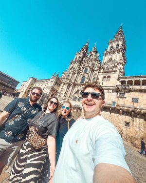 Carl Mullan Instagram - The Camino? Completed it mate…and by completed it I mean: Flew to the end point and drank Aperol Spritz for the weekend.
.
#santiagodecompostela #spain #weekend
