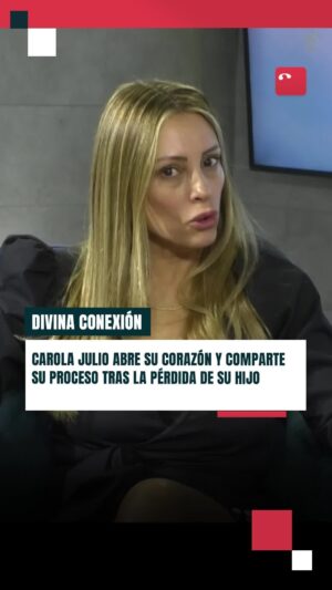 Carola Julio Instagram - ❤️🩹 “Es un duelo con el que uno aprende a vivir”, confesó en #Divinaconexion la periodista Carola Julio, (@carolajuliosunny ), al referirse al significativo proceso de perder a su hijo a los siete meses de embarazo. Abriendo su corazón, reveló cómo vivió y superó esta experiencia.

👀 ¿Has pasado por un proceso similar? 

 📺 Mira este programa todos los miércoles a las 21:00 horas. Puedes ver el capítulo completo por nuestro canal de YouTube: #agriculturatv