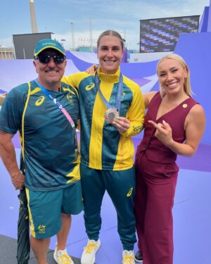 Caroline Buchanan Instagram - Paris 2024 Olympic Games 🇦🇺❤️‍🔥🎤

#paris2024 #paris #australia #olympicgames #olympics #channel9 #wwos 
@channel9