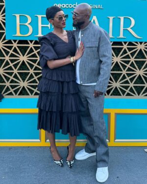 Caroline Chikezie Instagram - Bel Air Summer BBQ was a Jam. The struggle for pitch and lyrics was in full effect for some though, right @carolinechikezie? 🤪🤣

#BelAir #JamSession #S3SummerBBQ #SummerTime #S3Aug15 @peacock @belairpeacock @westbrook #BelAirPeacock #BelAir