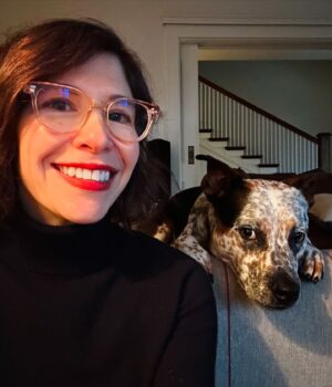 Carrie Brownstein Instagram - **donate for a chance at SK concert tix and a hotel stay** I adopted Banjo from @pnwcattledogrescue in September of 2020. He’s smart, shy, curious, sometimes overly serious and often very goofy. Plus he’s very handsome. I love him dearly and can’t imagine life without him. Now, SK is helping @pnwcattledogrescue—a volunteer-powered, foster-based non profit—raise funds, so that they can continue to rescue, care for, and find homes for dogs. They’re currently holding their annual fundraising auction and you can bid on two VIP Tickets to see SK play at @thesquarepdx in Portland, OR with @amylandthesniffers on August 7th! You also get a two-night stay at the 4-star @woodlark_hotel, a signed SK LP and an SK T-shirt of your choice. Come staycation or vacation in Portland! Link to auction in our bio.