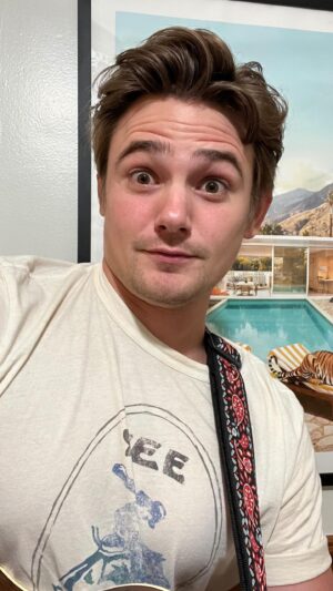 Carson Boatman Instagram - I love listening to this song, but I can’t sing it as well as Noah “Kahan” -See what I did there?