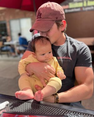 Carson Boatman Instagram - St. Patrick’s day celebration consisted of a long walk and breakfast date 🍀 #stpatricksday #dadlife