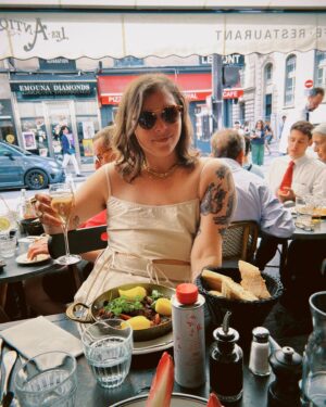 Casey McQuiston Instagram - part deux: 36 hours in paris with theo & kit & lots of museums & boeuf bourguignon & the carousel where they meet maxine for the pastry tour