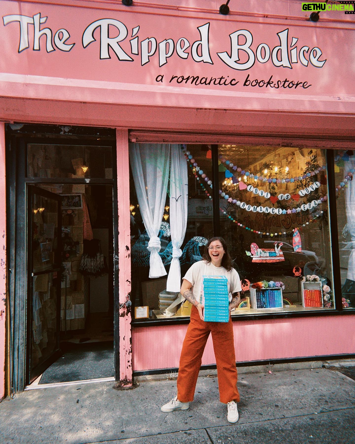 Casey McQuiston - 18.5K Likes - pov: you’re watching me get increasingly sweaty as i sign stock all over brooklyn and queens
great news for people who want to preorder THE PAIRING: we still have some stock left for signed/personalized preorders through @strandbookstore until august 5! aaand i’ll have signed books on sale at @therippedbodice bk, both @booksaremagicbk locations, @wordbookstores greenpoint, @astoriabookshop, and @bookculturelic next week! you can preorder now for shipping or local pickup.