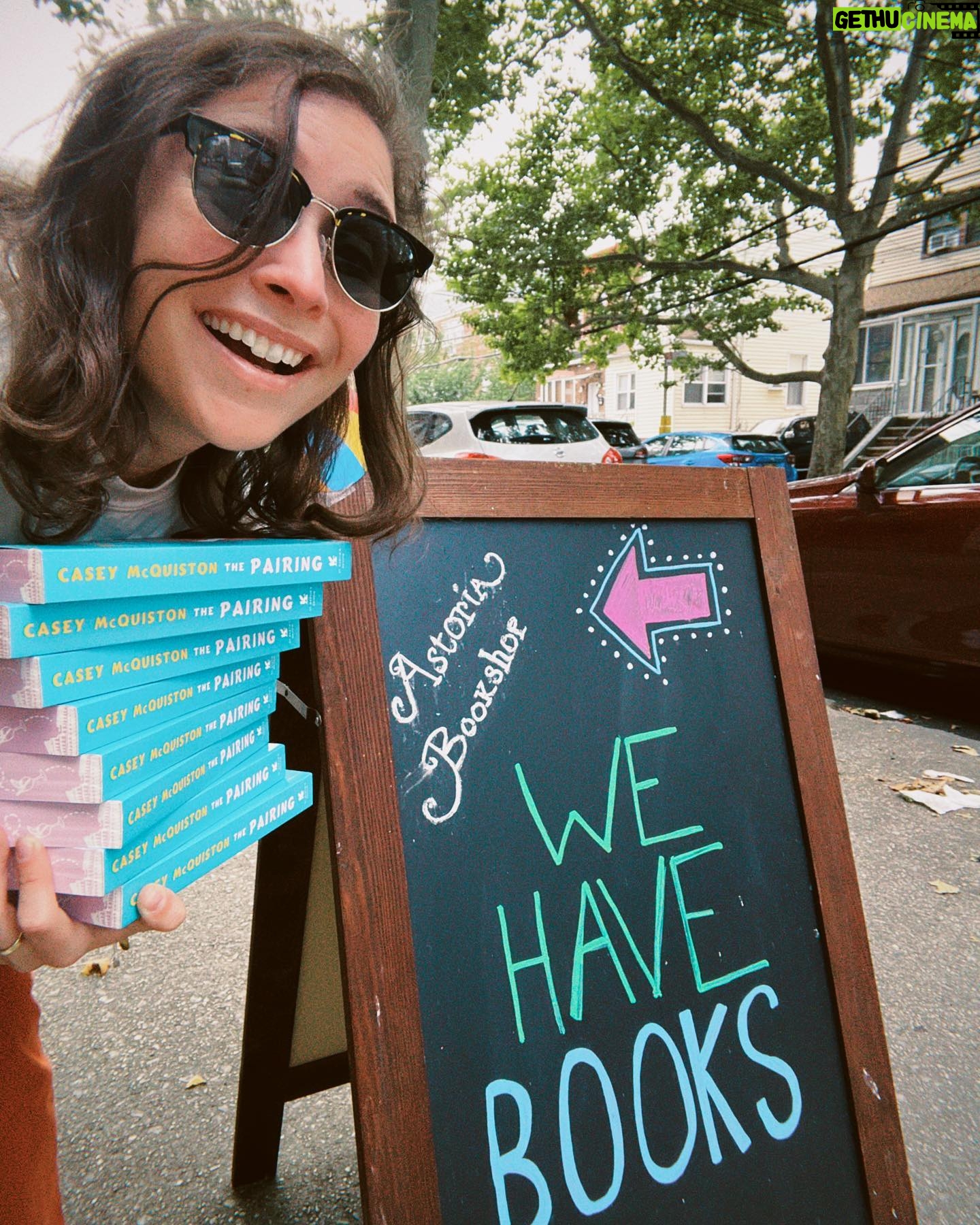 Casey McQuiston - 18.5K Likes - pov: you’re watching me get increasingly sweaty as i sign stock all over brooklyn and queens
great news for people who want to preorder THE PAIRING: we still have some stock left for signed/personalized preorders through @strandbookstore until august 5! aaand i’ll have signed books on sale at @therippedbodice bk, both @booksaremagicbk locations, @wordbookstores greenpoint, @astoriabookshop, and @bookculturelic next week! you can preorder now for shipping or local pickup.