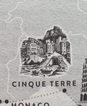 Casey McQuiston Instagram - did you know THE PAIRING has a MAP in it!!!

i have always dreamed of having a book with a map and now i do!!! my team & i wanted to include as many wonderful little details in the packaging as possible and one of them is this geographic guide to the tour, with special illustrations by illustrator Rhys Davies. so many little nods to moments in the book here (especially the message in a bottle, IYKYK). isn’t she gorgeous??