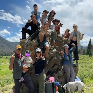 Cassidy Freeman Instagram - 2nd year hiking in to high heights for a week of camping with my family and friends made of heart to share open sky and the greenest green and songs and marshmallows and oatmeal packets and hip bruises and bug spray and hail storms and love and sweet hugs and poop shovels and hot sauce and cold water dips and water pumps and kindness and laughter. To do this with a 2 year old is no joke. To have a village makes it all possible and so much fun. 💜💜💜 ps. No filters used…it really looked like this! 👀