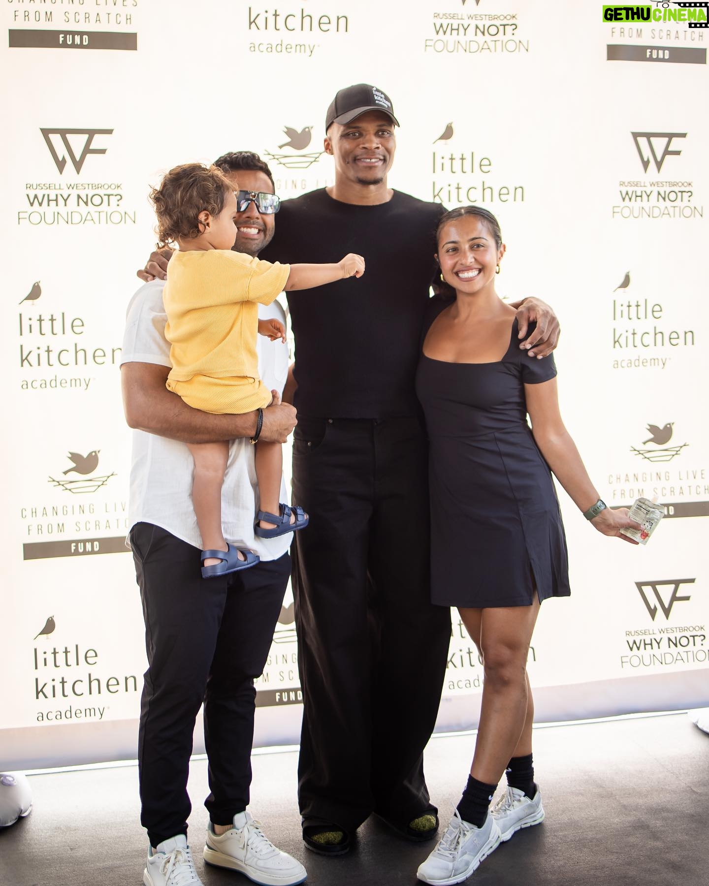 Cat Cora - 886 Likes - 🍽️ Honored to join Russell Westbrook (@russwest44) and LKA Brand Ambassador Iron Chef Cat Cora (@catcora) at Little Kitchen Academy today to announce the Changing Lives From Scratch Fund in partnership with the Russell Westbrook Why Not? Foundation (@whynotfoundation). Together, we’re committed to making a positive impact on the lives of over 10,000 underserved children and teens. ChangingLivesFromScratch